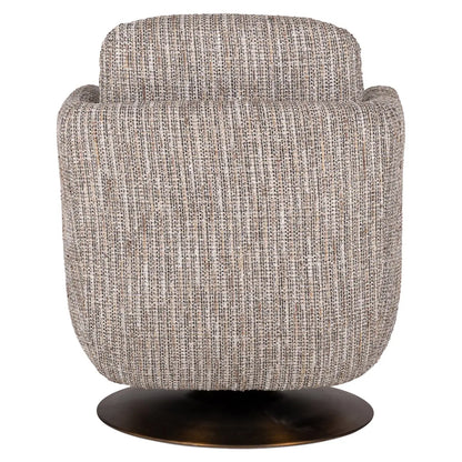 Lounge chair Turner beige swivel