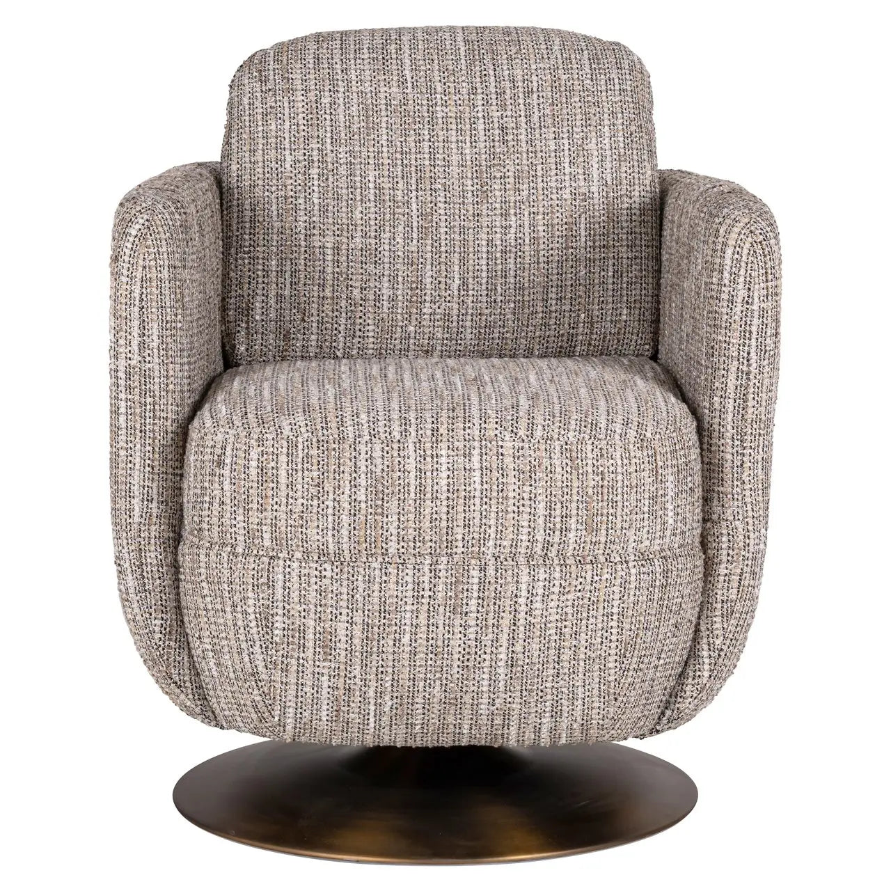 Lounge chair Turner beige swivel