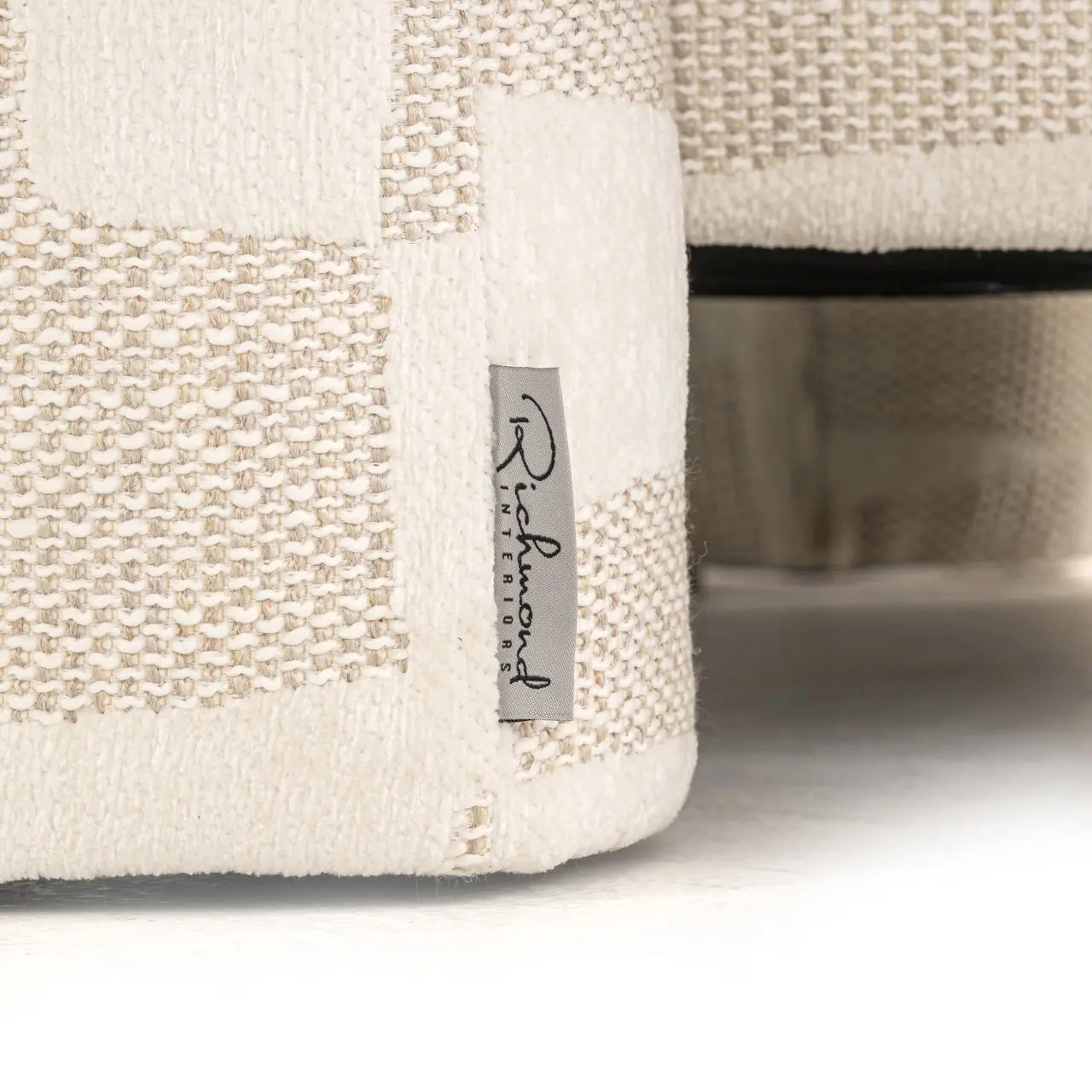 Lounge chair Tuscany beige graffic