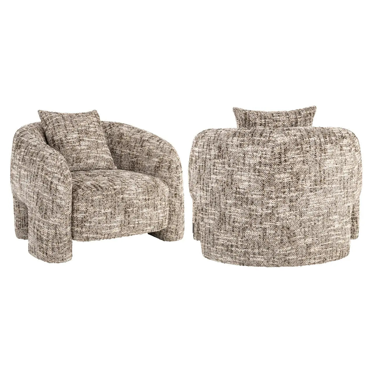 Lounge chair Tuscany brown omara