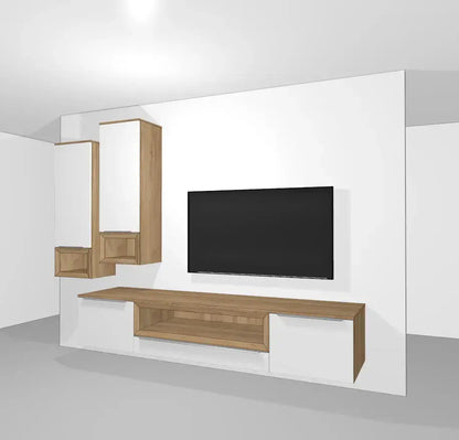 Meuble TV KIT 08 Hezioss Décoration
