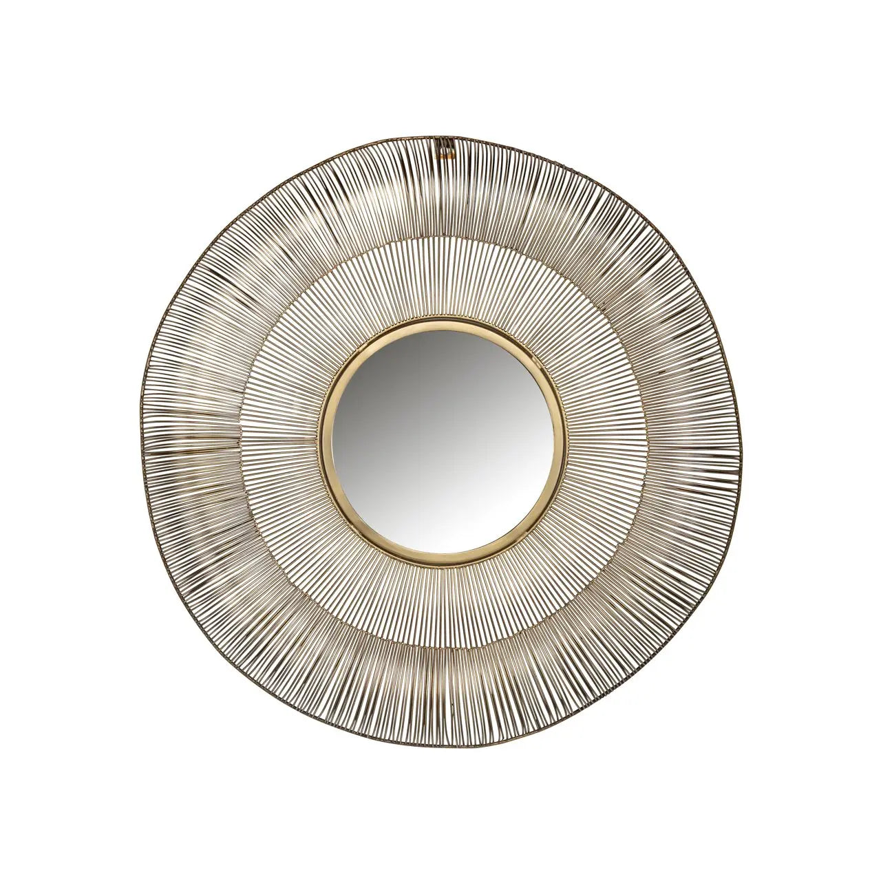 Mirror Aliza brushed gold 76Ø