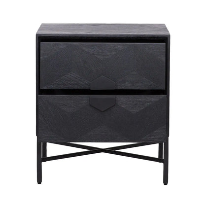 Multi drawer cabinet Blax black