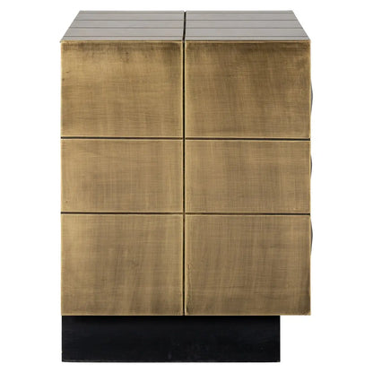 Nightstand Collada brushed gold
