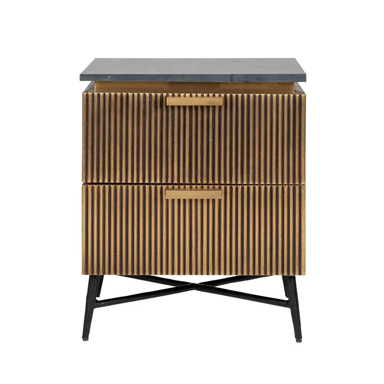 Nightstand Ironville gold