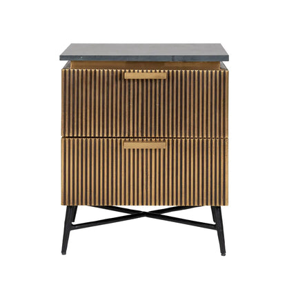 Nightstand Ironville gold