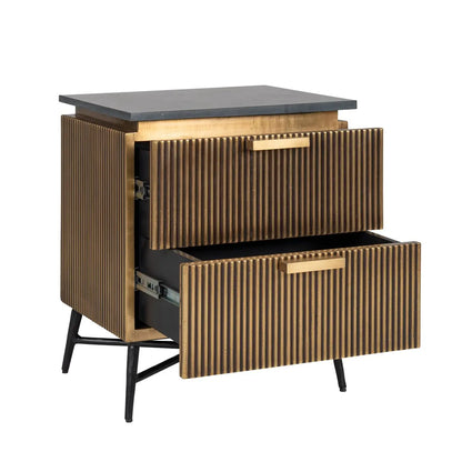 Nightstand Ironville gold