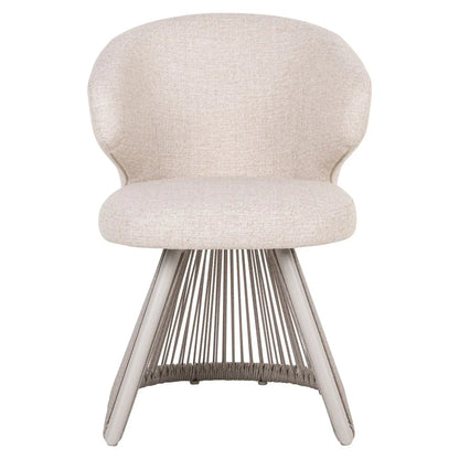 Outdoor dining chair Nuba beige alpine