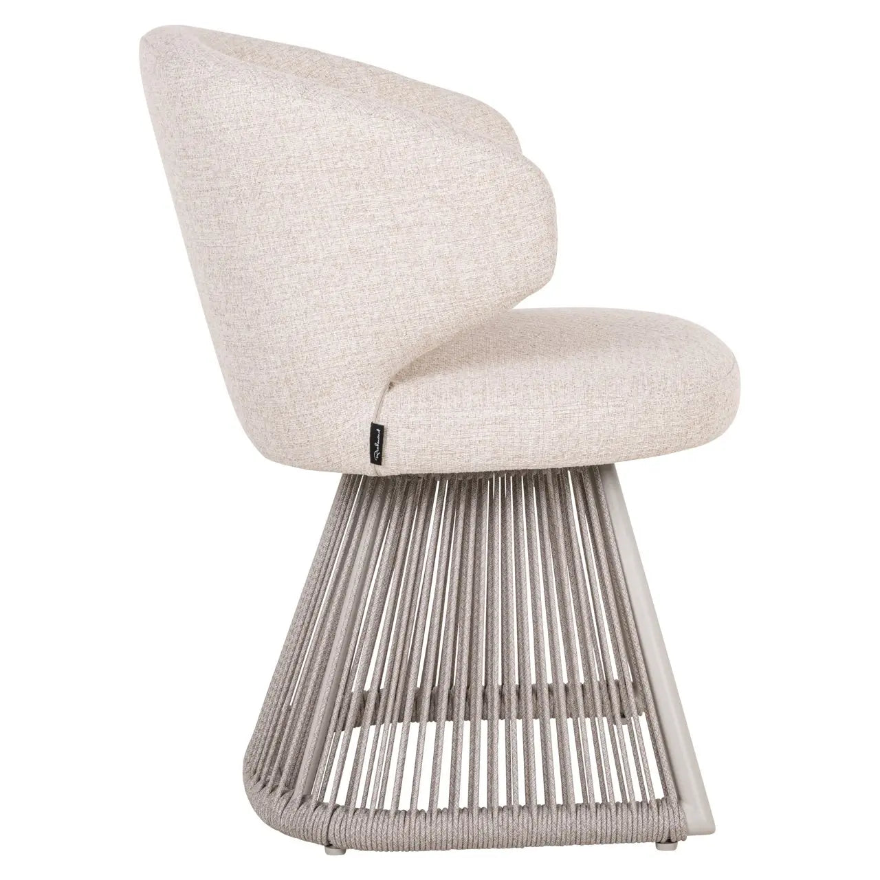 Outdoor dining chair Nuba beige alpine