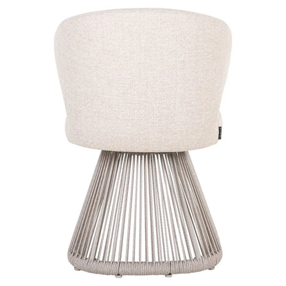 Outdoor dining chair Nuba beige alpine