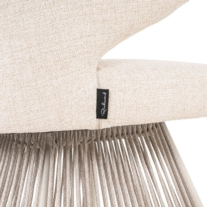 Outdoor dining chair Nuba beige alpine
