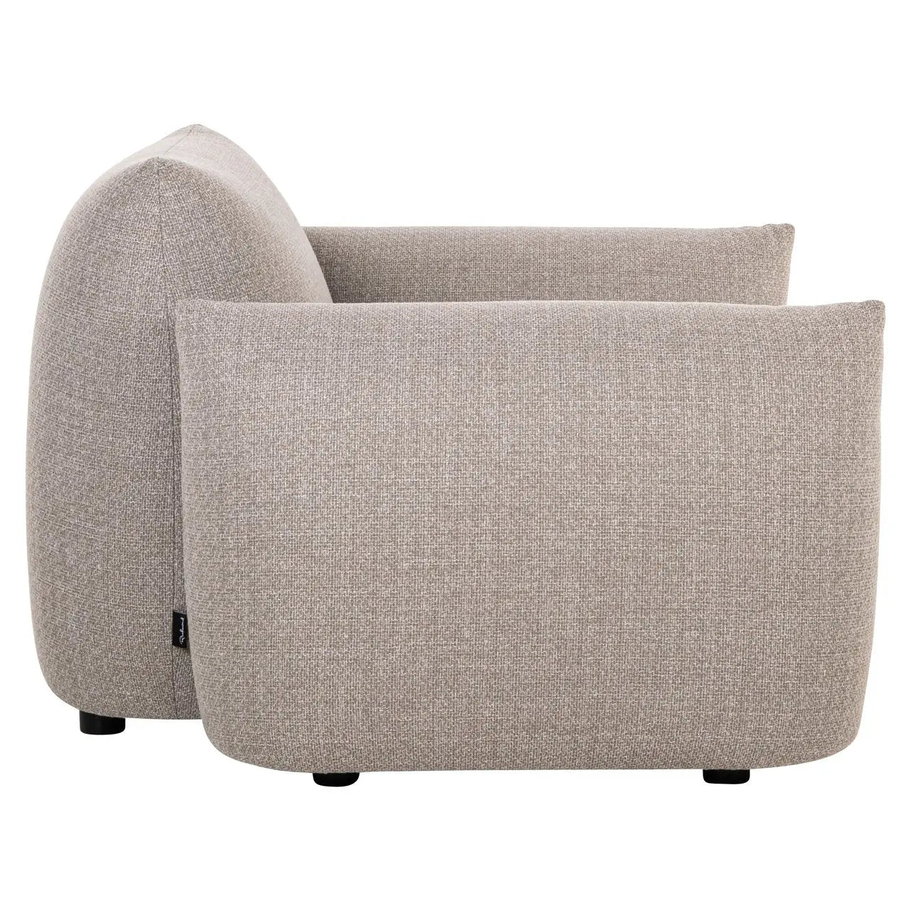 Outdoor lounge chair Dawson greige alpine