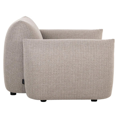 Outdoor lounge chair Dawson greige alpine