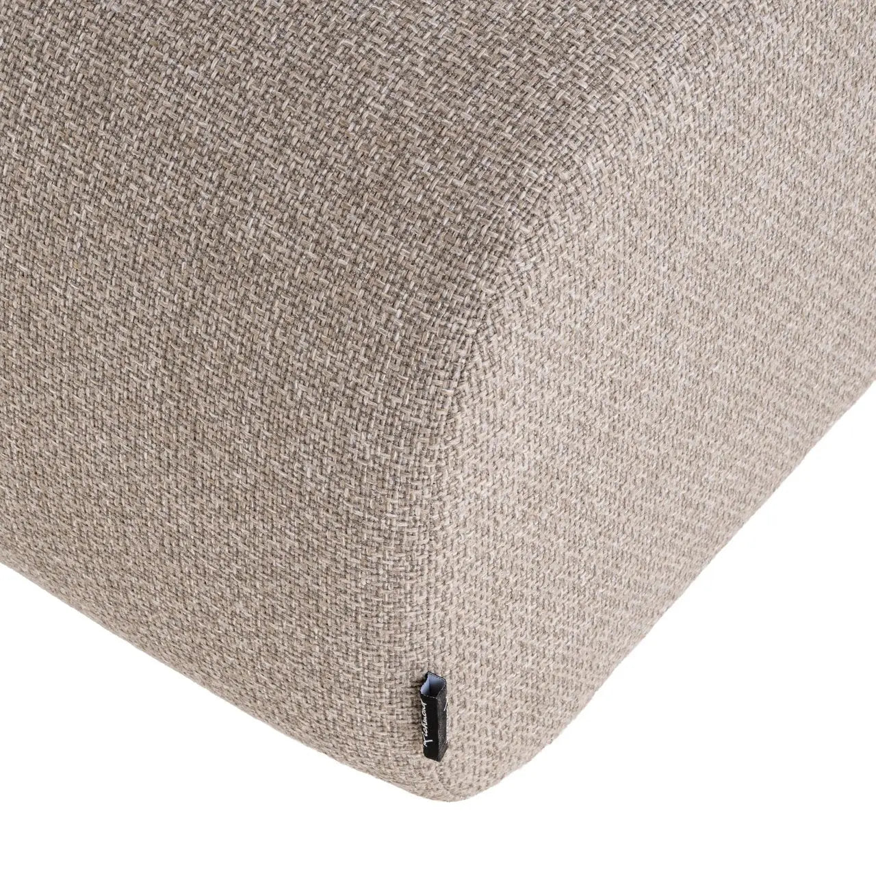 Outdoor pouffe & footstool Dawson greige alpine