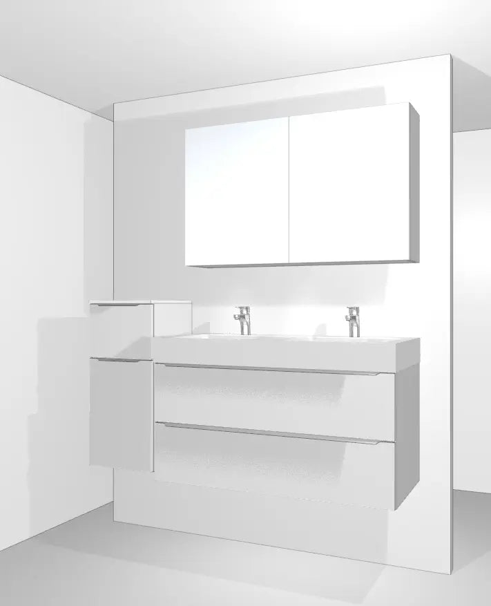 Pack Salle de bain BSET120-015 Hezioss Décoration