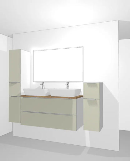Pack Salle de bain BSET120-016 Hezioss Décoration