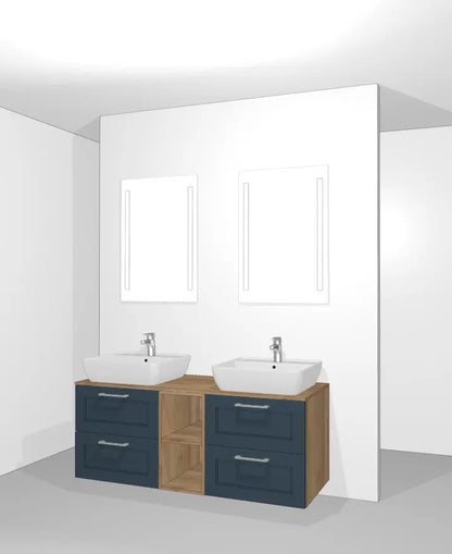 Pack Salle de bain BSET150-002 Hezioss Décoration