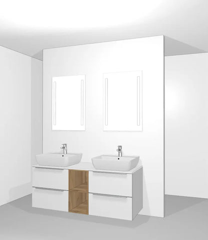Pack Salle de bain BSET150-002 Hezioss Décoration