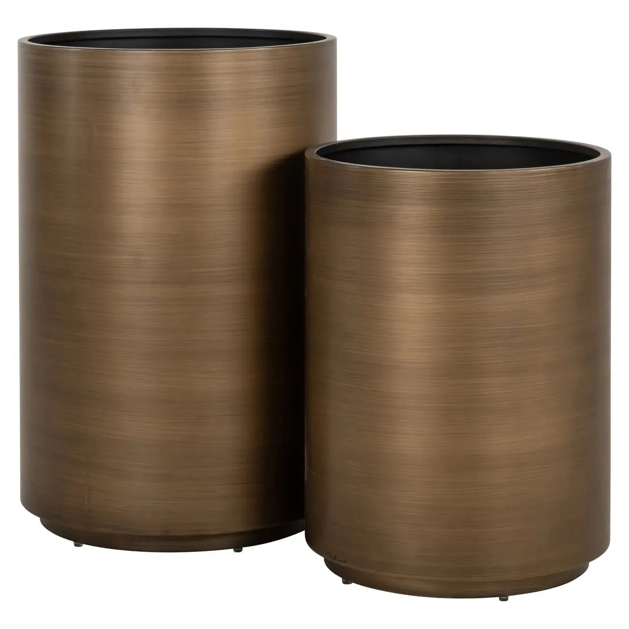 Planter Dira brushed gold 45Ø