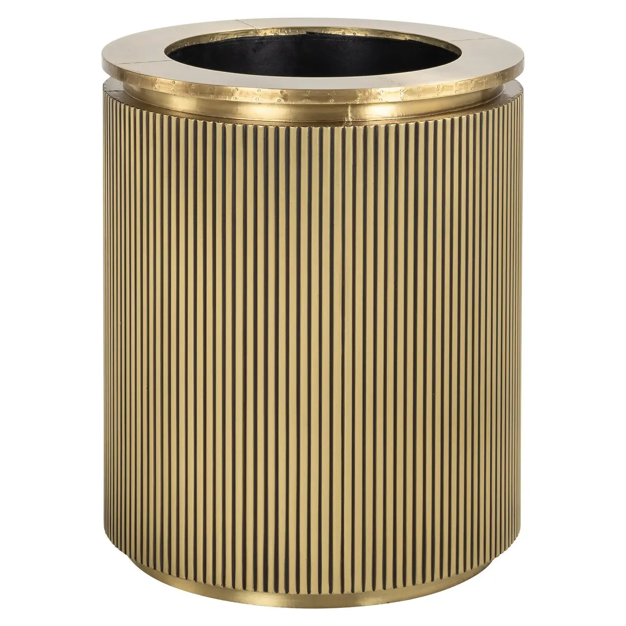 Planter Ironville brushed gold 50Ø