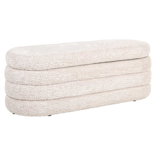 Pouffe & Footstool Camile lovely cream