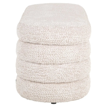 Pouffe & Footstool Camile lovely cream