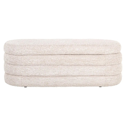 Pouffe & Footstool Camile lovely cream