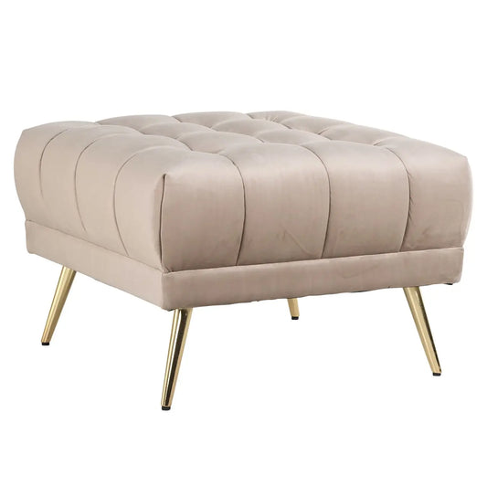 Pouffe & Footstool Huxley khaki velvet