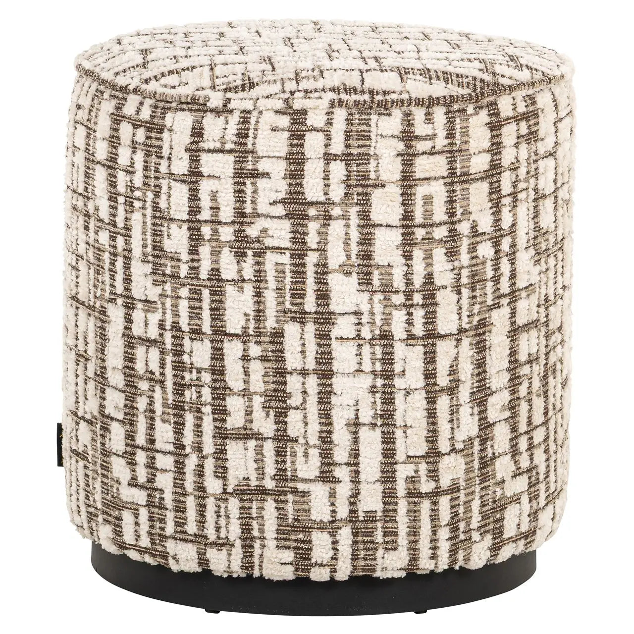 Pouffe & Footstool Lexie cream 45Ø