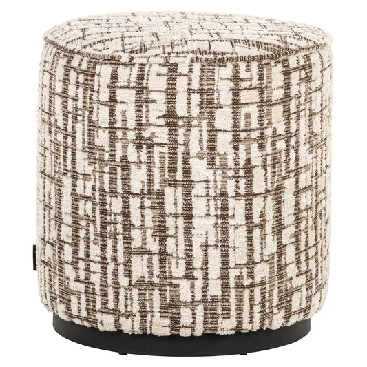 Pouffe & Footstool Lexie cream 45Ø