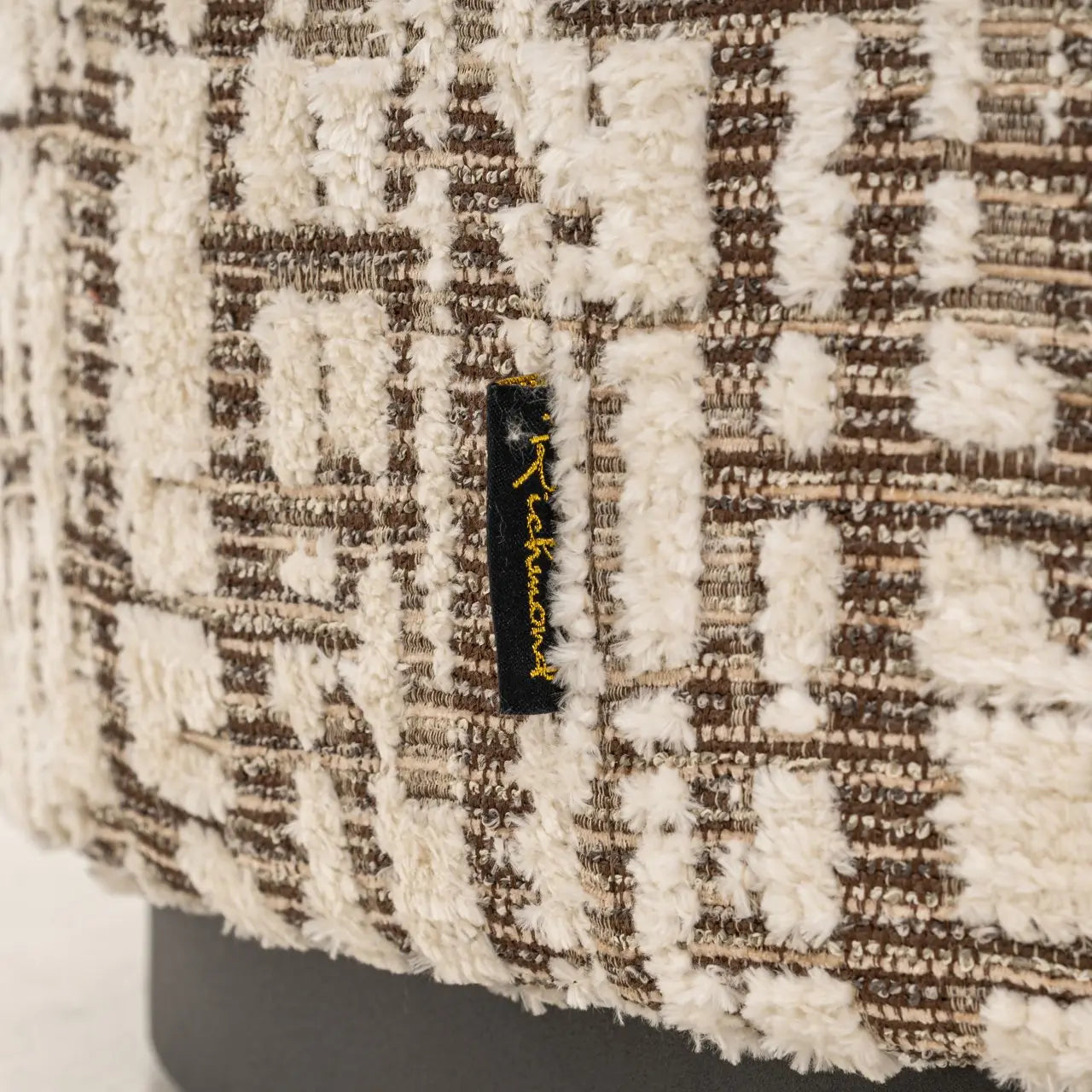 Pouffe & Footstool Lexie cream 70Ø