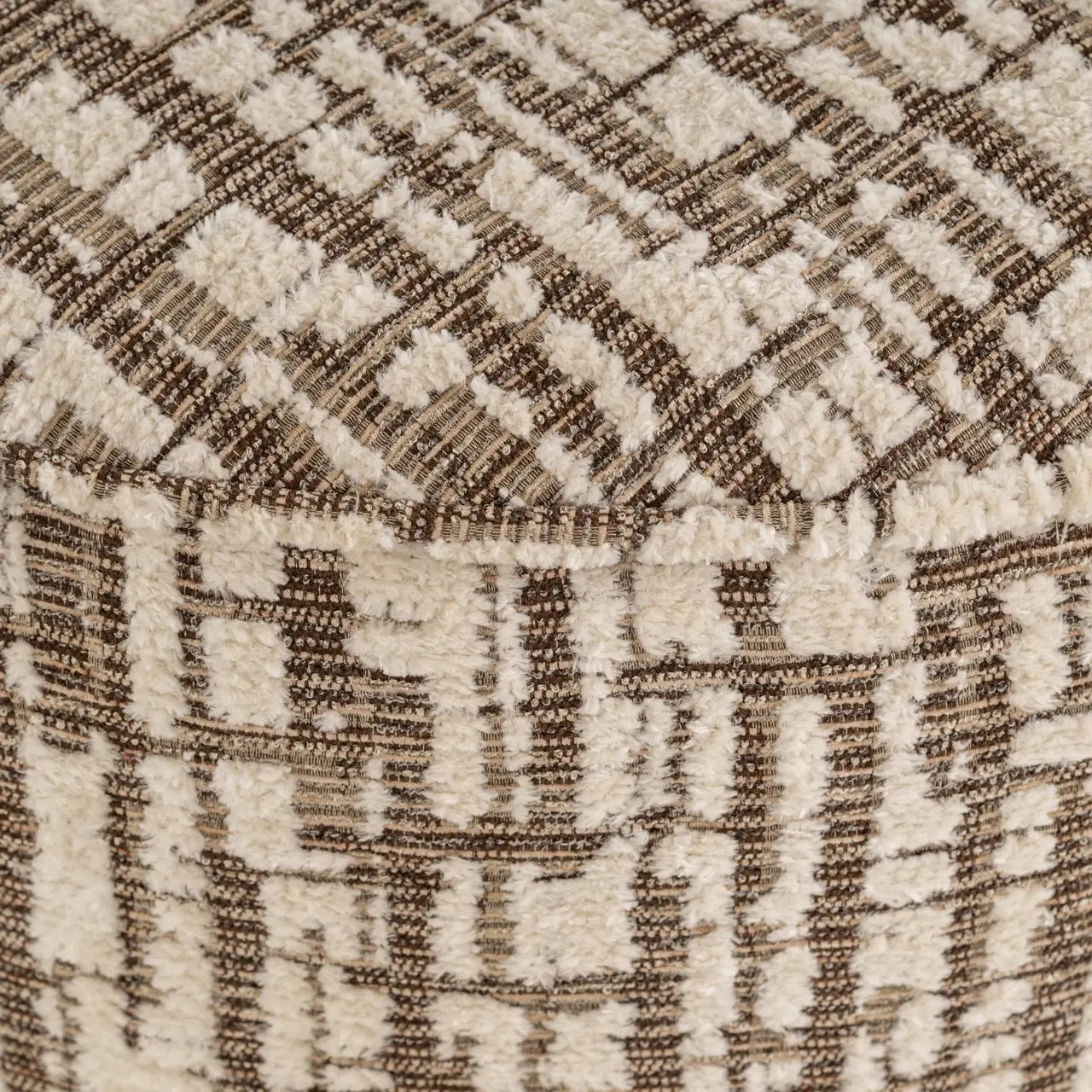 Pouffe & Footstool Lexie cream 70Ø