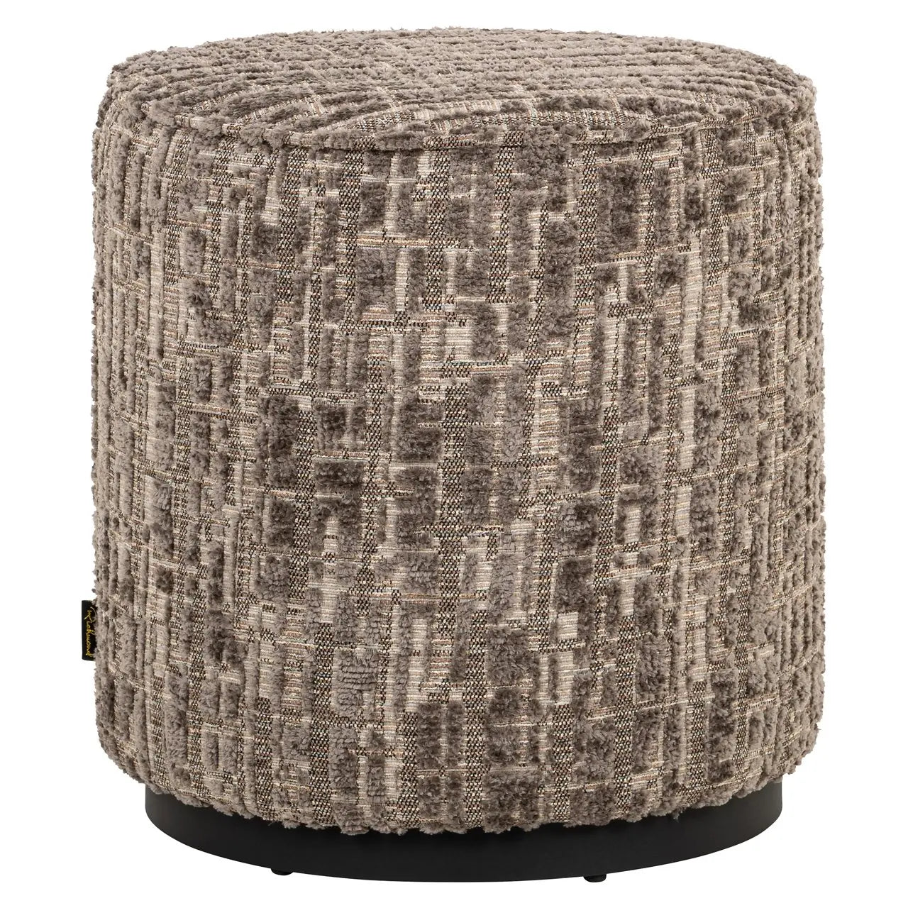 Pouffe & Footstool Lexie greige 45Ø