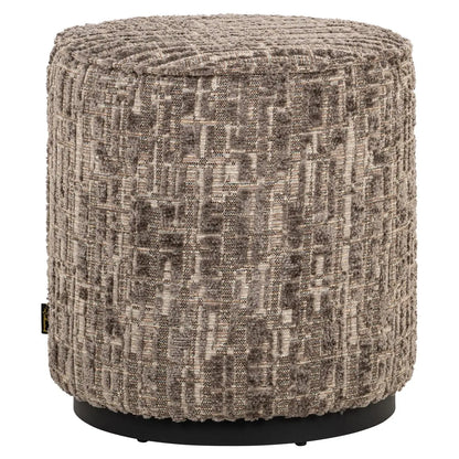 Pouffe & Footstool Lexie greige 45Ø