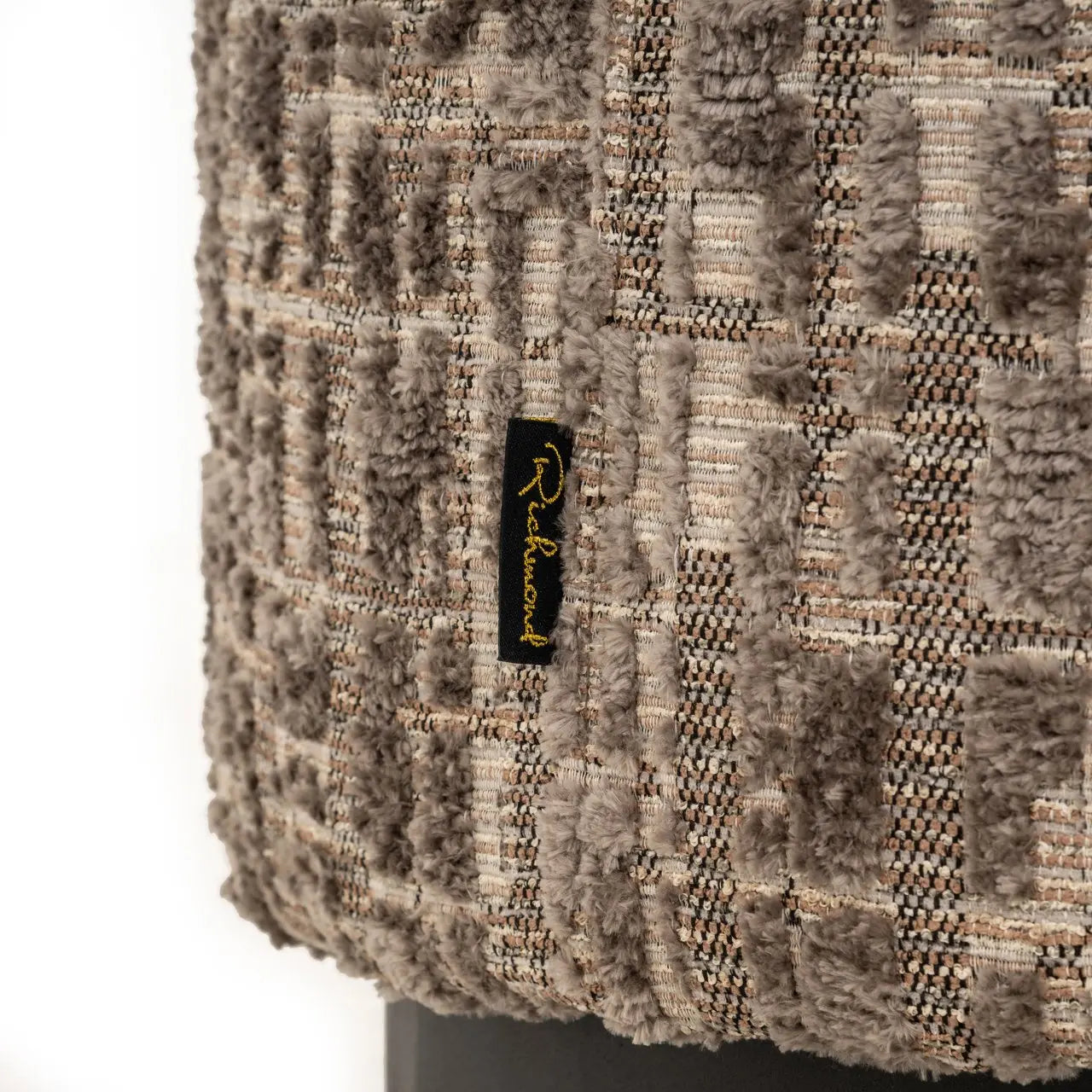 Pouffe & Footstool Lexie greige 45Ø