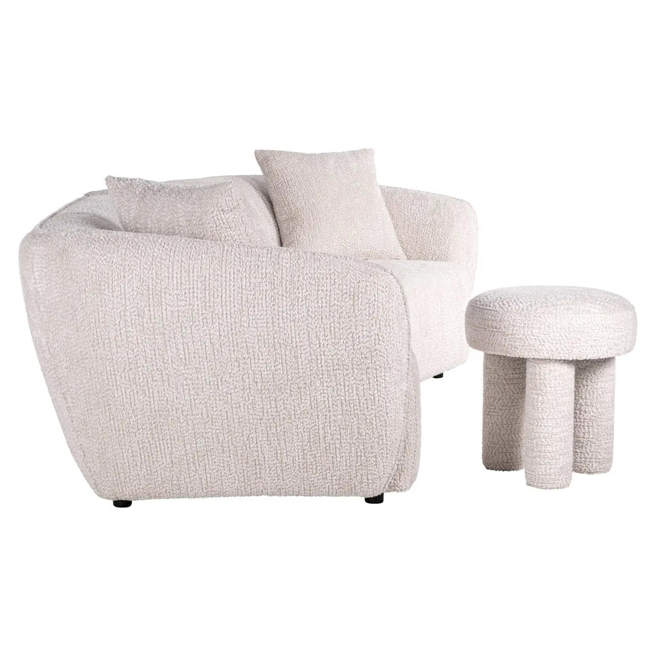 Pouffe & Footstool Pommery lovely cream