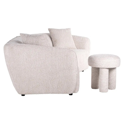 Pouffe & Footstool Pommery lovely cream