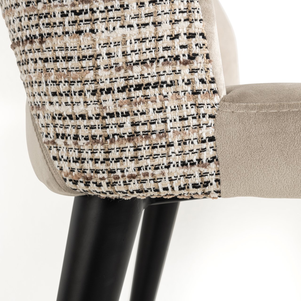 Dining chair Tabitha trendy nature fire retardant (Set of 2)