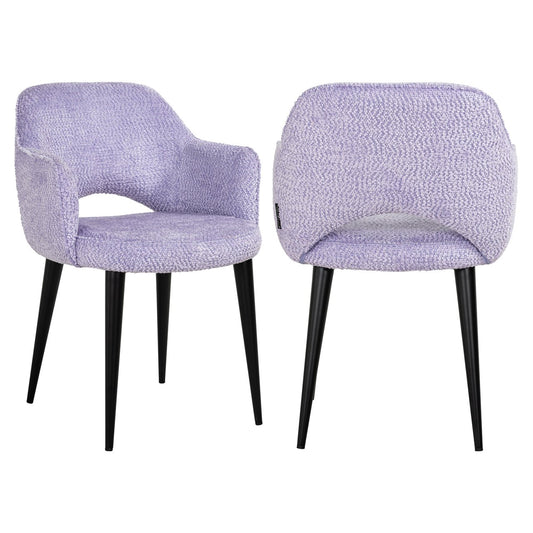 Dining chair Giovanna lovely lavender