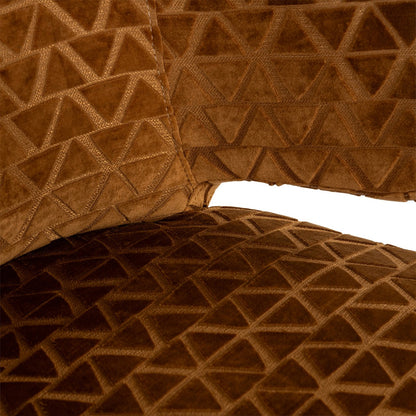 Bar stool Indigo old gold triangle