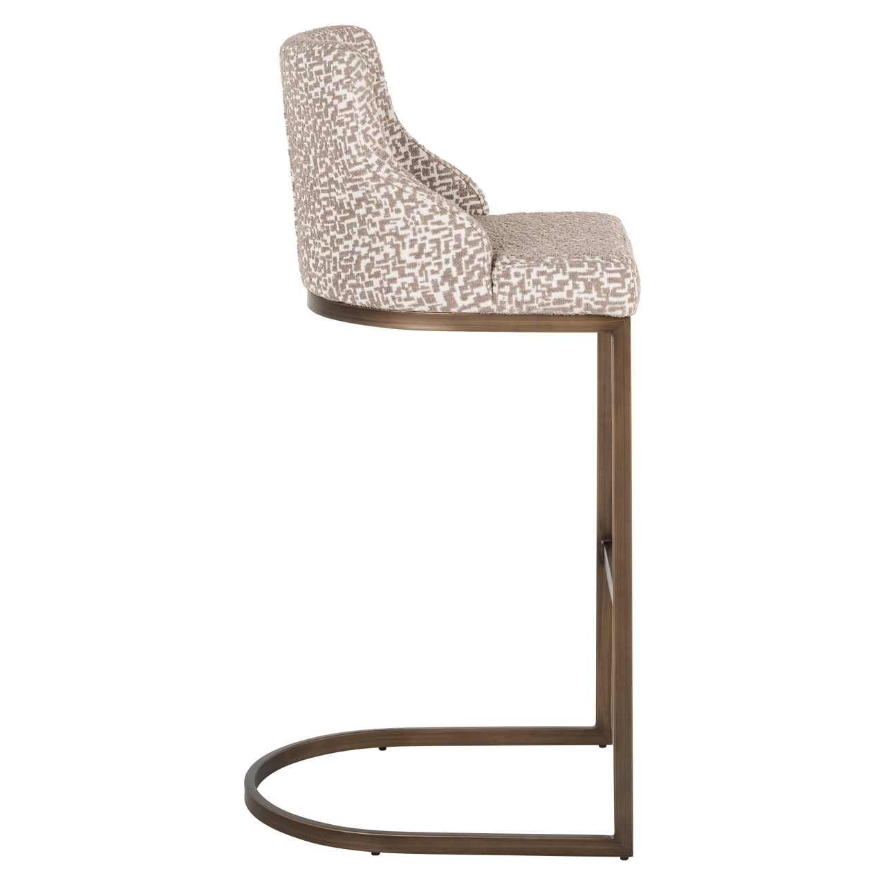 Bar stool Bolton natural geo (Set of 2)