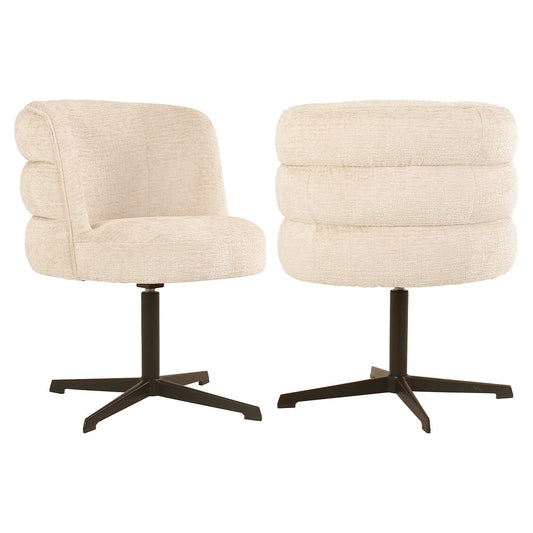 Dining chair Chadwick cream fusion swivel