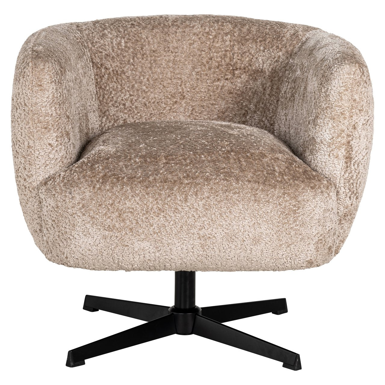 Lounge chair Estelle sheep natural swivel