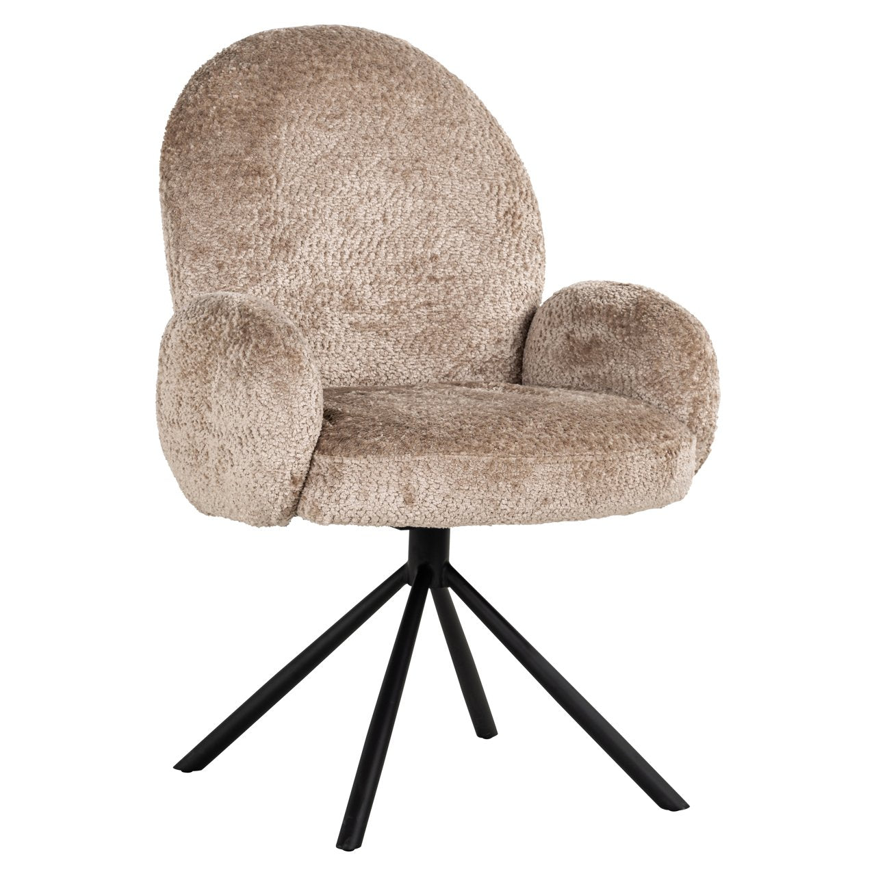 Dining chair Jolie sheep natural swivel