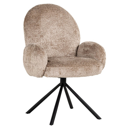 Dining chair Jolie sheep natural swivel