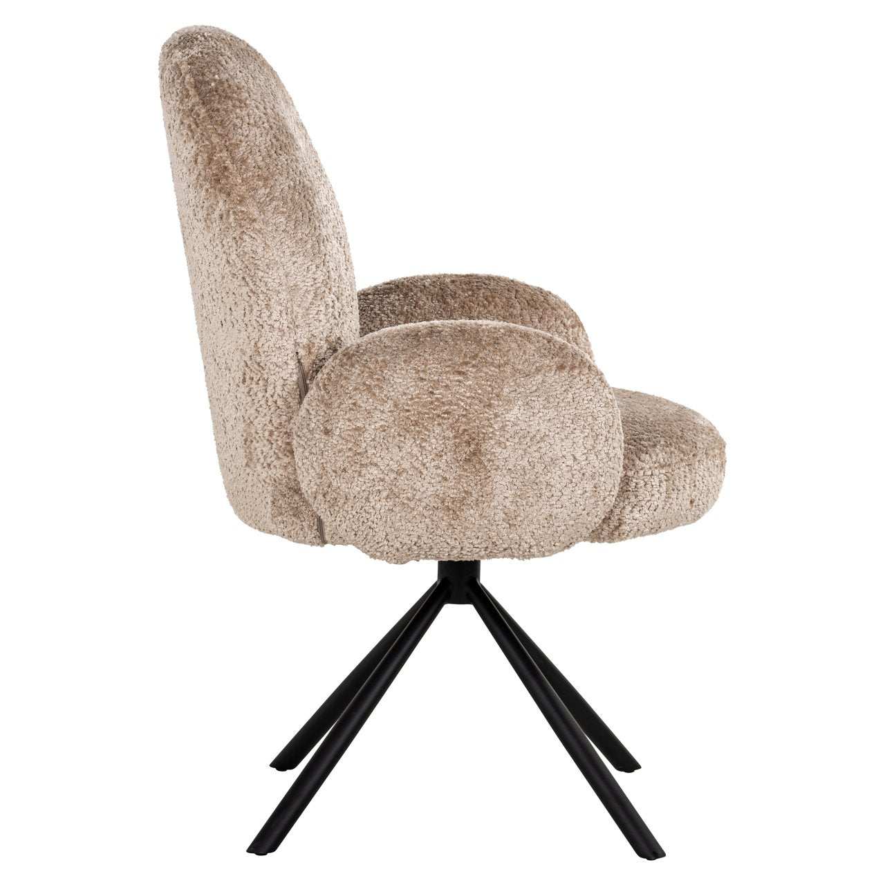 Dining chair Jolie sheep natural swivel
