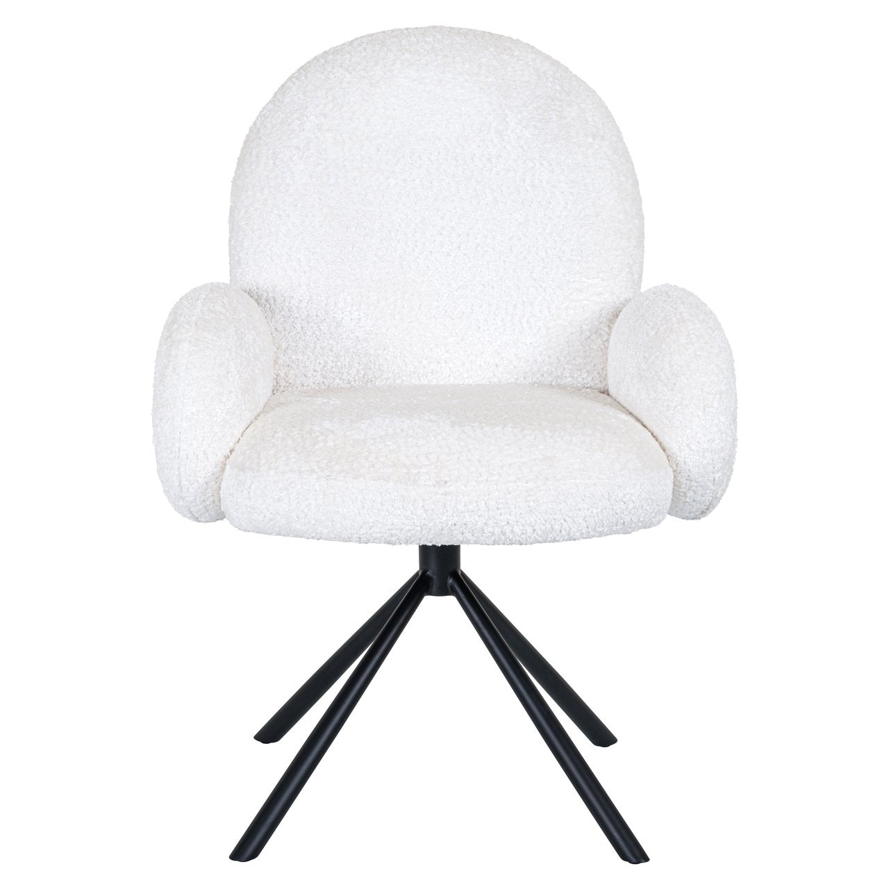 Dining chair Jolie sheep white swivel
