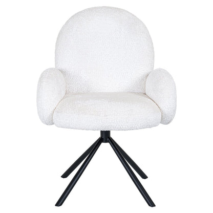 Dining chair Jolie sheep white swivel