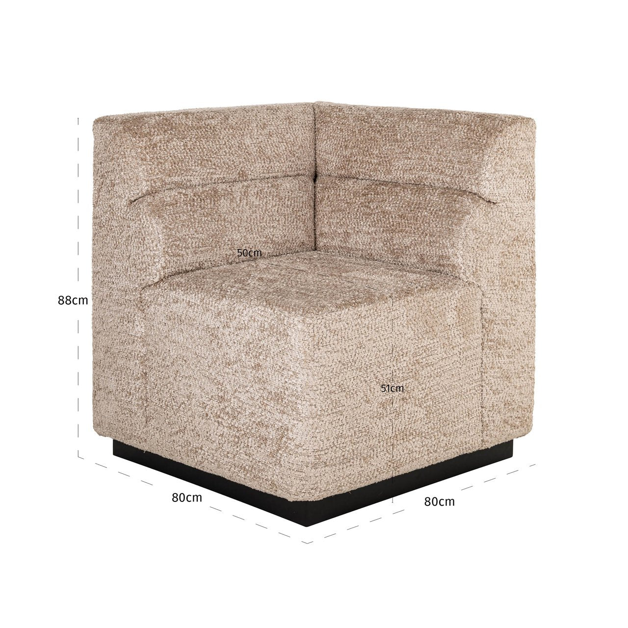 Dining bench Delia customized corner fire retardant