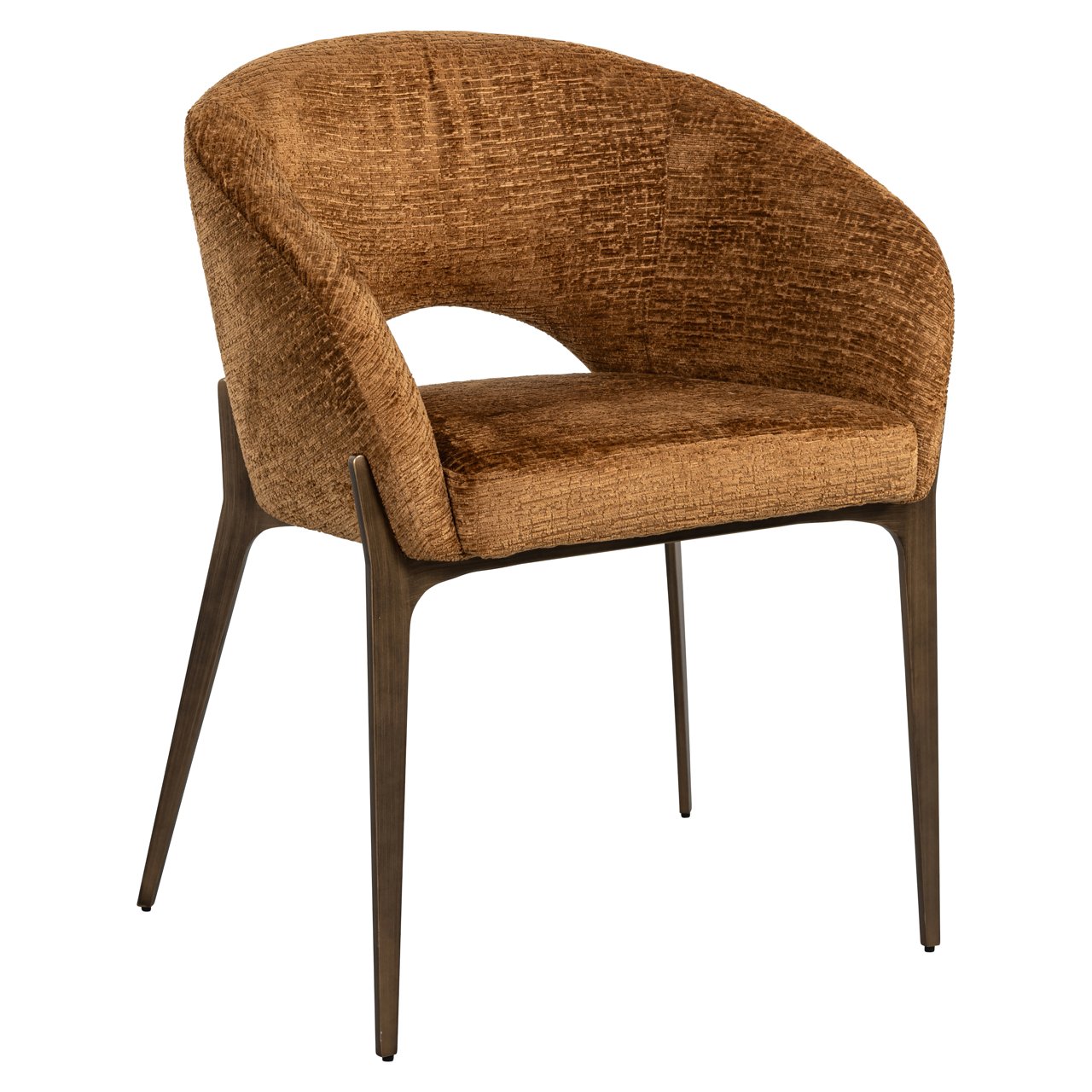 Dining chair Kenzi cognac fusion